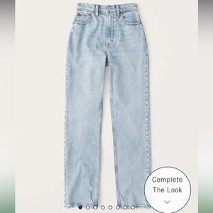 A&F Ultra high rise 90s straight